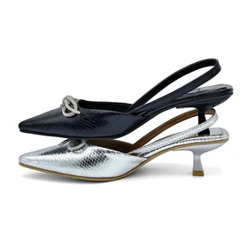 کفش مجلسی زنانه پاشنه‌دار 3 سانت مدل 4027 _ sandal valentino