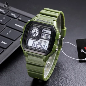 ساعت کاسیو دیجیتالی Casio 1213-B (سبز)