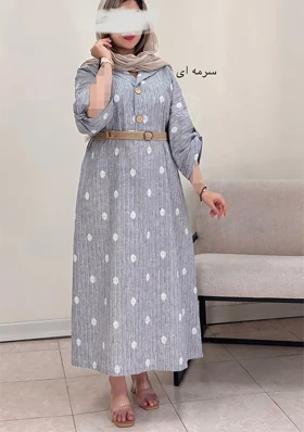 پیراهن مانتویی آیناز