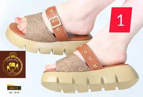 صندل و روفرشی لژدار زنانه تمام طبی 604-15