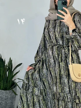 پیراهن مانتویی شکوفه 2