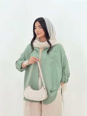 شومیز دوجیب موژان(3)کد:5353