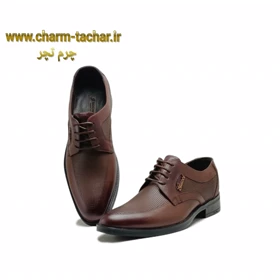 کفش رسمی مردانه چرم طبیعی کد 595