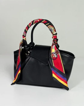 کیف دسته اسکارف HERMES  کد : 1100252 (مشکی)