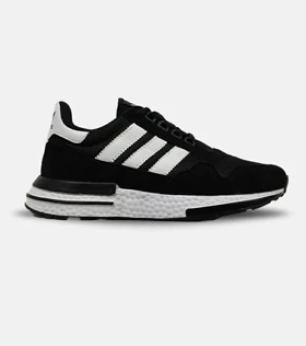 کفش کتانی مردانه مشکی سفید ADIDAS ZX 500
