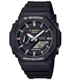 ساعت مچی مردانه کاسیو G-SHOCK مدل GA-2100RL-1ADR با قاب هشت ضلعی
