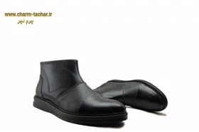 نیم بوت مردانه مدل برت چرم طبیعیsi979