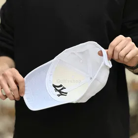 کلاه بیسبالی ny کتان سفید