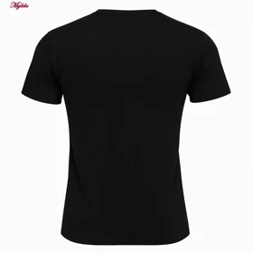 تیشرت آستین کوتاه مردانه رنگ مشکی ماییلدا مدل 5296