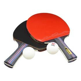 راکت پینگ پنگ کراس وی مدل 404H1216 بسته دو عددی به همراه توپ