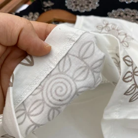 ست کراپ شلوار مدل گل نگینی