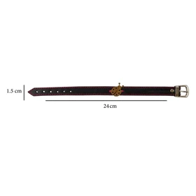 دستبند چرم وارک مدل پرهام کد rb64