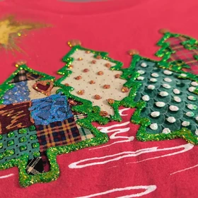 SIZE XL-L تیشرت اورجینال برند JERZEES امریکا مدل CHRISTMAS