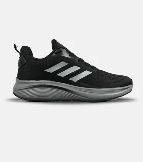 کفش کتانی مردانه و زنانه مشکی طوسی ADIDAS BONCE