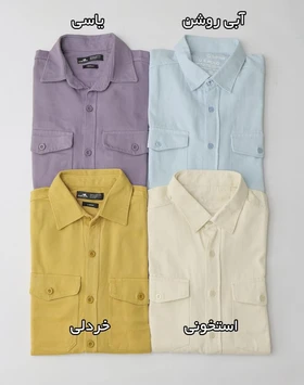 پیراهن کتان اسپرت