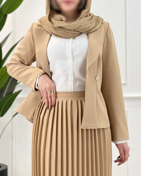 کت و دامن یقه انگلیسی دیپلمات
