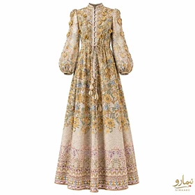 پیراهن ماکسی طرح گل