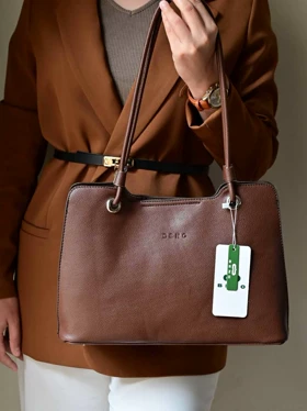 کیف دوشی زنانه بنو مدل مارال کد BENO 4940 (شکلاتی)