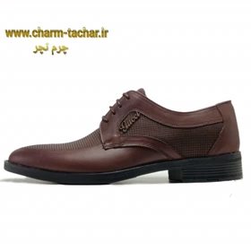 کفش رسمی مردانه چرم طبیعی کد 595