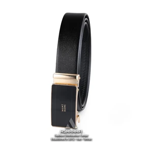 کمربند مردانه مون بلان Montblanc Leather Ratchet Belt BL155