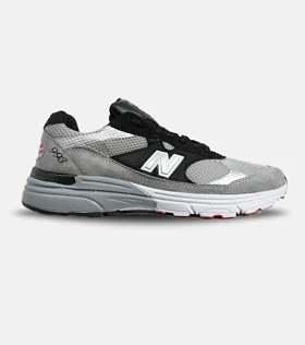 کفش کتانی بزرگ پا طوسی مشکی NEW BALANCE 993