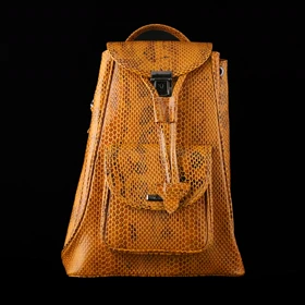 کوله پشتی زنانه چرم یلسان مدل آرتان کد 045-MRV