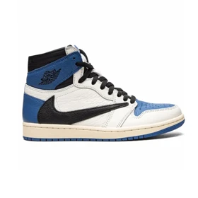 کفش نایک ایر جردن وان ترویس اسکات ساق‌دار فرگمنت Nike Air Jordan 1 Travis Scott High Fragment