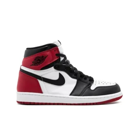 کفش نایک ایر جردن وان ساق‌دار رترو مشکی قرمز Nike Air Jordan 1 Retro High Black Red
