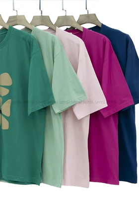 تیشرت گل چاپی