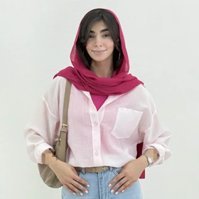 شومیز زنانه پری شیشه ای جیب‌دار | آی بولک