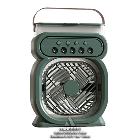 پنکه مه پاش رو میزی Multi-Function Fan Humidifier
