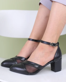 کفش زنانه مجلسی بغل توری