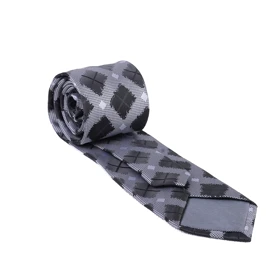 ست کراوات و پوشت مشکی و طوسی 98101