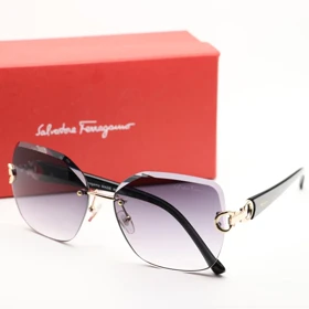 عینک آفتابی بدون فریم (فریم لس) فریگامو Salvatore Ferragamo مدل EA-2801 سبک