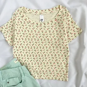 کراپ طرح‌دار h&m