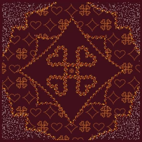 روسری ابریشم کجراه سارمولویی