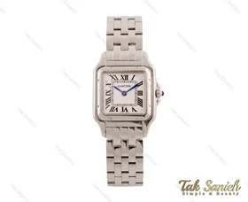 ساعت مچی کارتیه پنته زنانه نقره ای مدیوم Cartier-3189-L