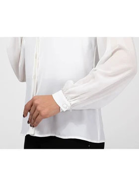 شومیز زنانه مجلسی کرپ حریر کلاسیک پرنیان