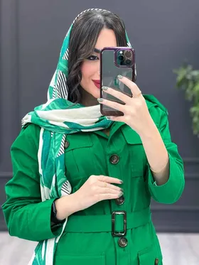 مانتو پاییزه چهار جیب پیله دار