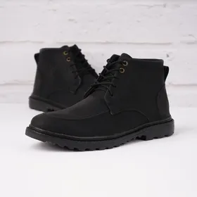 نیم بوت مردانه LV مشکی مات مدل Roni