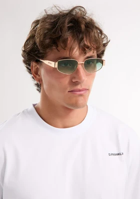 عینک آفتابی دی فرانکلین مدل D.franklin Cuprum Pilot Gold / Gradient Green