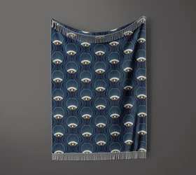 شال مبل ریش دار sofa shawl 96