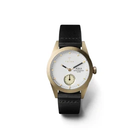 ساعت مچی عقربه ای تریوا مدل Ivory Aska ,Black Classic Super Slim