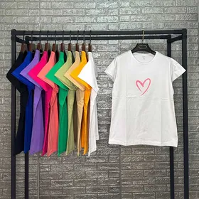 تیشرت طرح قلب