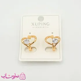 گوشواره زنانه ژوپینگ مدل قلب نامنظم