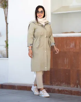 بارانی دخترانه ترکیبی کد 2164