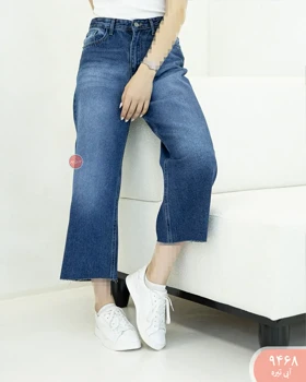 شلوار جین کراپ بگ 9468