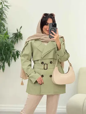 بارانی چهاردکمه تیارا