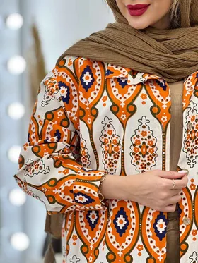 مانتو طرح سنتی پارمین