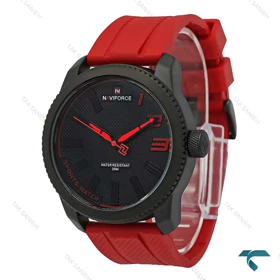 ساعت پسرانه نیوی فورس NF9202 مشکی قرمز NaviForce-7343-G